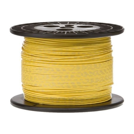 REMINGTON INDUSTRIES 16 AWG Gauge UL3173 Stranded Hook Up Wire, 600V, 0.121in. Diameter, Yellow, 500 ft Length 16UL3173STRYEL500